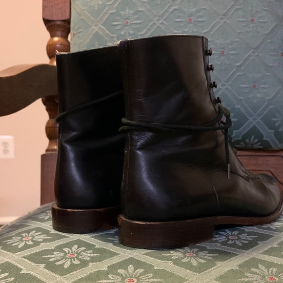 Fratelli Rossetti Leather Granny Boots - Picture 4 of 7